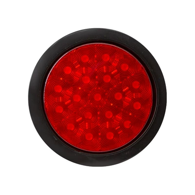 Tail light Light, Brake Light, Truck Tail Light - hz-cimc-single-lamp-flat-mirror-red-4inch