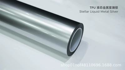 Car paint protective film — Metal Series Self-Healing Scratch-Resistant - tpu-liquid-metal-star-silver-15215m
