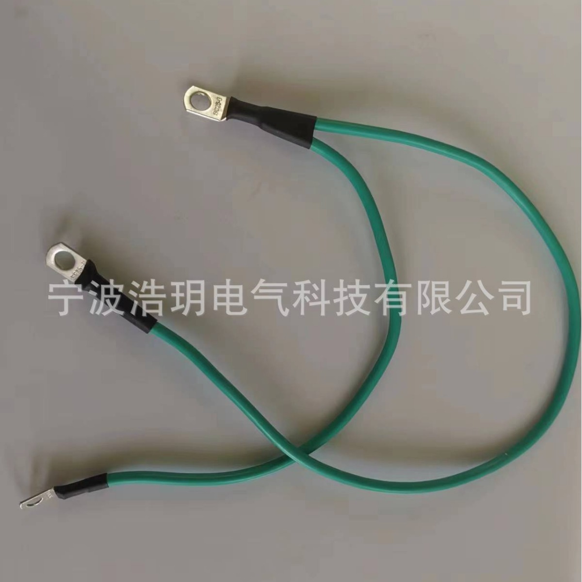 全铜鼻子线90度35平方弯电源连接线工业包胶线束硅胶线端子线批发