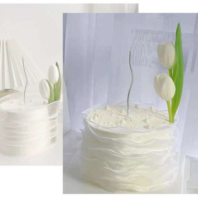 Venta al por mayor de velas de cumpleaños curvas de moda, velas en espiral para hornear pasteles y postres, suministro de fábrica con envío gratuito