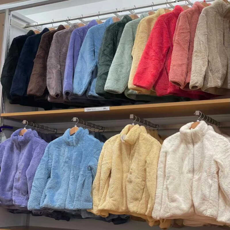 2024 Autumn and Winter Women's Stand Collar Long Plush Polar Fleece Jacket Zipper Jacket Long Sleeve Cardigan 449753 2024 Autumn and Winter Women's Stand Collar Long Plush Polar Fleece Jacket Zipper Jacket Long Sleeve Cardigan 449753