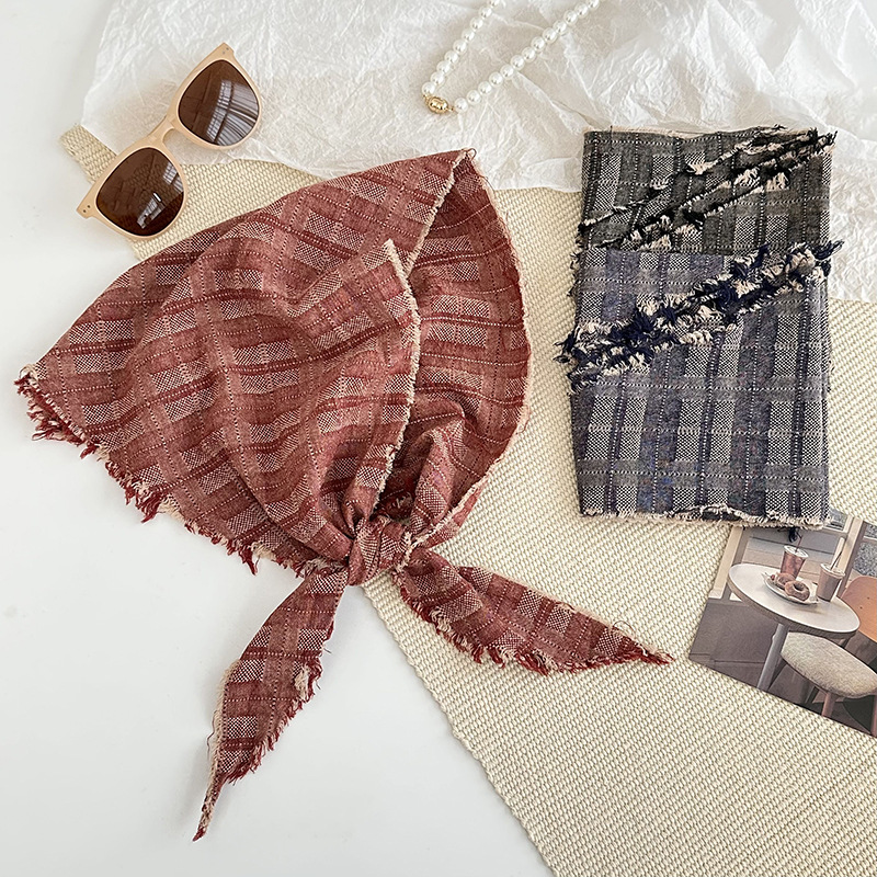 Buñuelo de seda de alto nivel nuevo cuello buñuelo cuadrado buñuelo correa de cabello para el cabello más utilizado buñuelo de cintura buñuelo doblado para usar