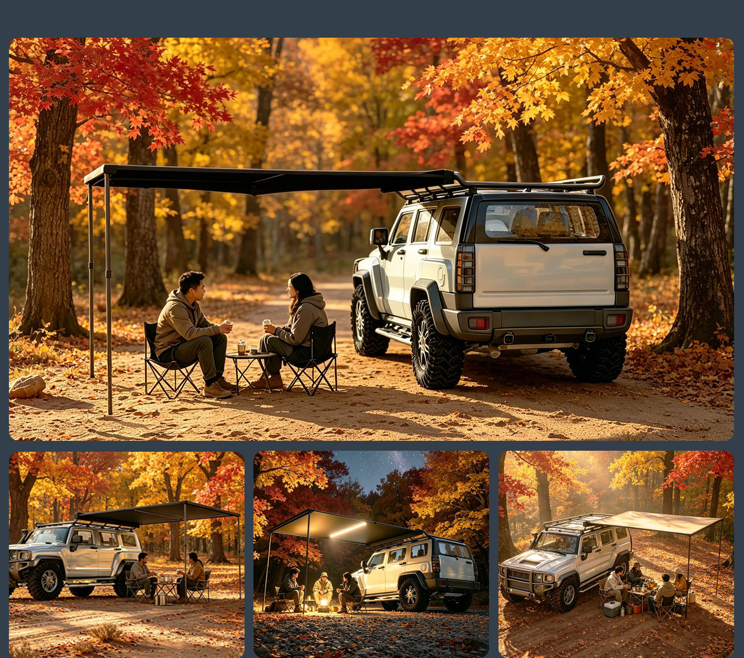 Car Side Tent Outdoor Car Canopy Tent Side Opening Tent Side Tent Side Tent Rv Awning Car Side Tent