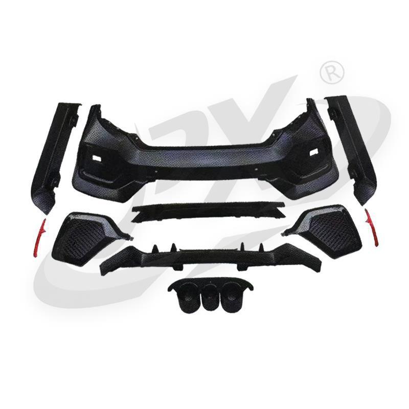 Suitable for 16-21 10th generation Civic modified TR front bumper, rear bumper, side skirts, grille, full body kit for Honda Civic Type R