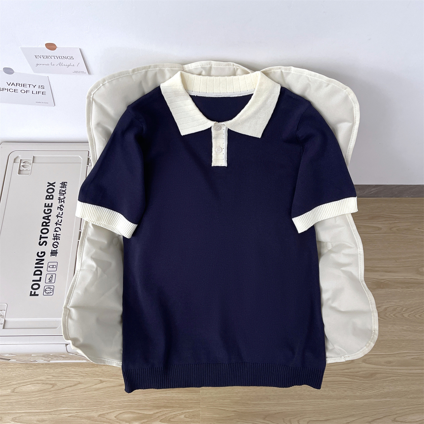 Polo camiseta de punto camiseta de manga corta camiseta de hombre paulo collar viejo viento de negocios de verano fábrica transfronteriza al por mayor image 8