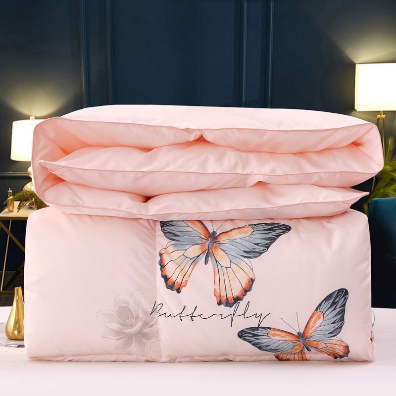 高档羽绒被95白鹅绒被子空调被春秋被冬被加厚保暖单双人宿舍被芯