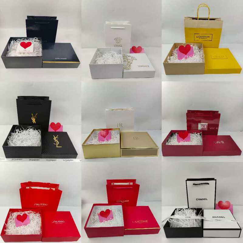 Big Brand Skin Care Product Gift Box D Home Perfume Gift Box Cosmetics Gift Bag Brand Packaging Box Skin Care Product Packaging Gift