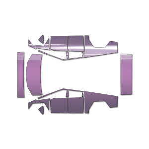 Car paint protective film, Tesla PVC Car Wrap - cy-full-car-wrap-purple-no-specification