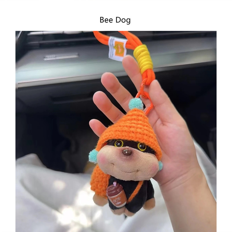 インターネット有名人の新しい漫画蜂犬蜂人形キーホルダーかわいいバッグペンダントぬいぐるみペンダントライブブロードキャスト卸売|undefined