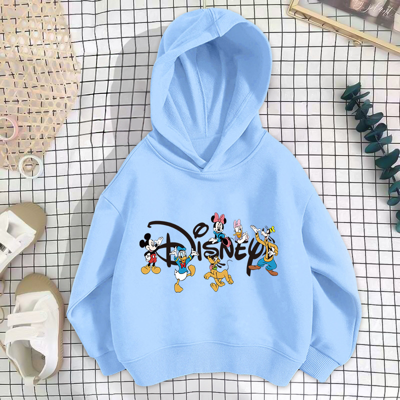 Blue Paradise Mouse Sweatshirt Thin Style