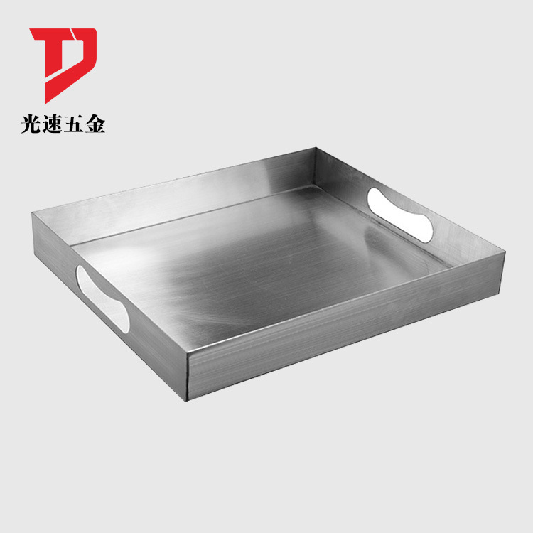 Fábrica al por mayor de acero inoxidable bandeja de frutas 201/304 placa de metal Hotel bar restaurante suministros