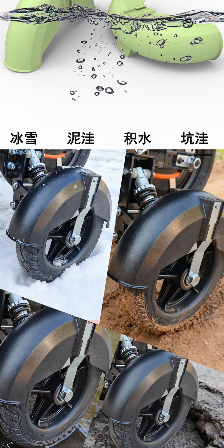 Electric vehicle mudguard, anti-skid wheel mudguard, auxiliary wheel, beginner's learning wheel, balance wheel mudguard