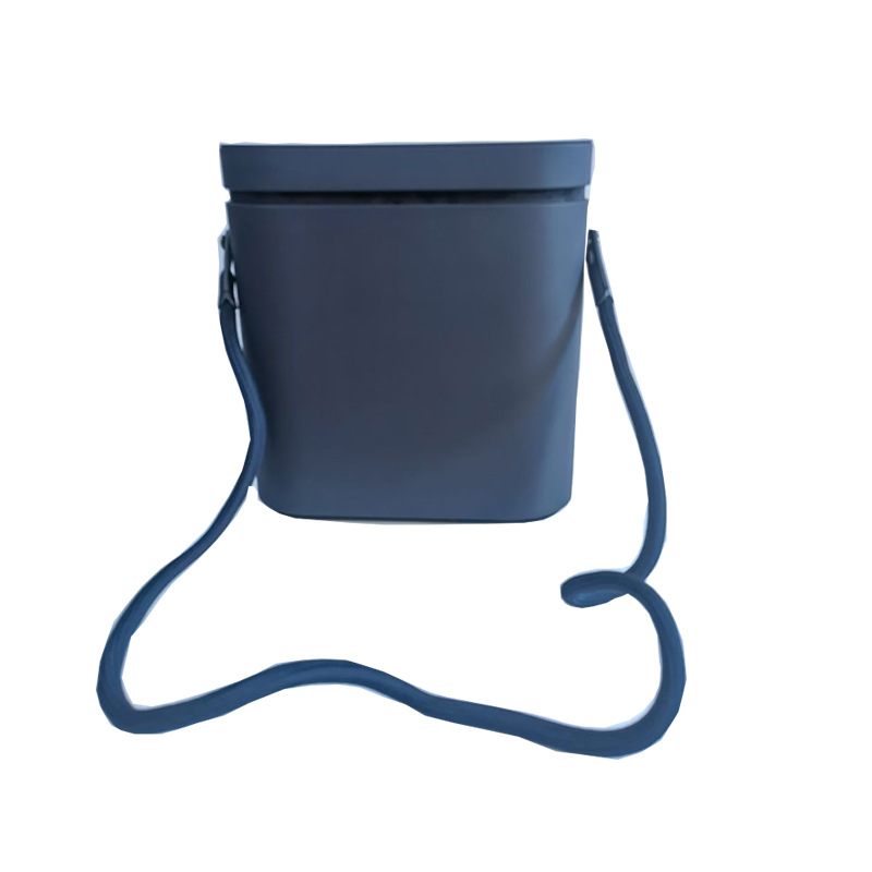 dysonzone戴森空气净化耳机皮质包装盒 迷你便携水桶斜挎耳机包包