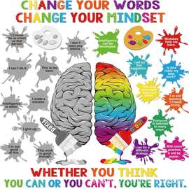 跨境爆款公告栏装饰印刷亚马逊励志海报BulletinBoardDecorations