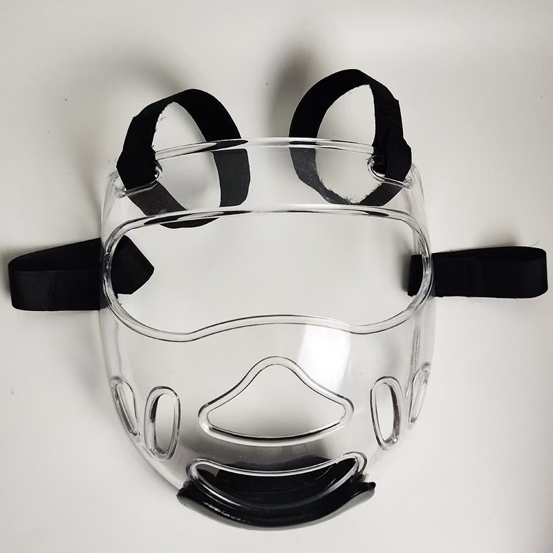 Boxing Helmet Mask Thickened Abs Material Taekwondo Protective Mask Boxing Face Guard Face Protection Head Protection