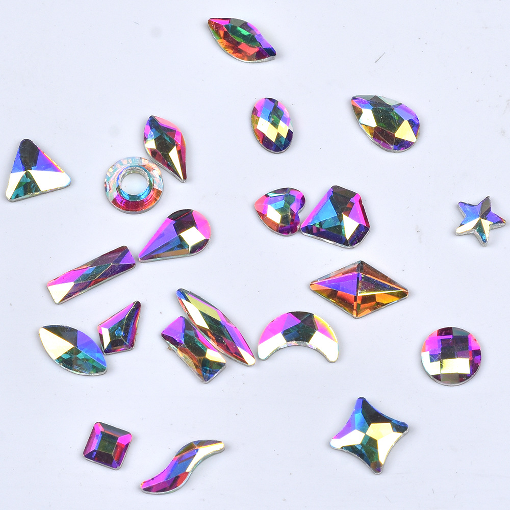 Nail decoration for manicure, glass accessories, internet celebrity, DIY