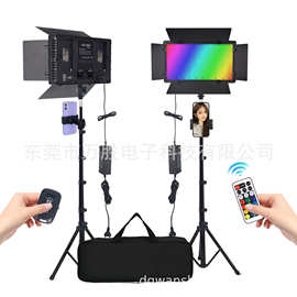 相机摄影U600补光灯手机自拍直播补光灯户外拍照便携LED美颜灯RGB