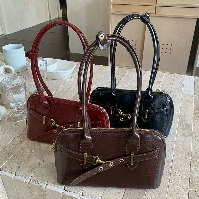 Вместительная ретро-сумка через плечо, осенняя, в корейском стиле.