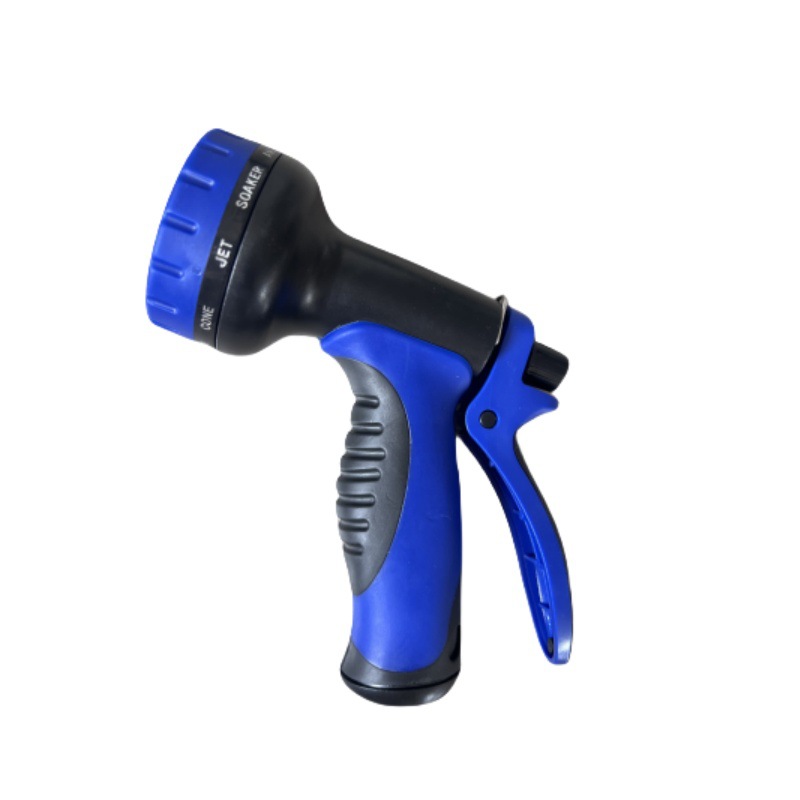 Car wash water gun hook high pressure flushing artifact telescopic hose spray gun new powerful pressurized watering blue