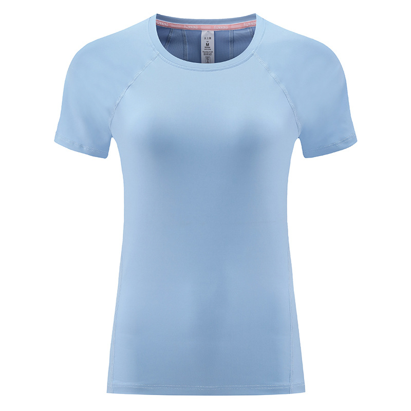 Primavera y verano 2025 helado sensación fría transpirable secado rápido chaqueta deportiva de acondicionamiento físico de mangas cortas ropa de yoga entrenamiento camiseta de carrera
