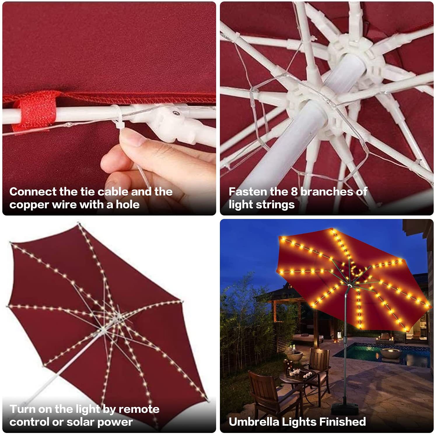 太阳能伞灯户外野营帐篷灯八功能电池灯LED伞灯USB沙滩遮阳伞灯-阿里巴巴