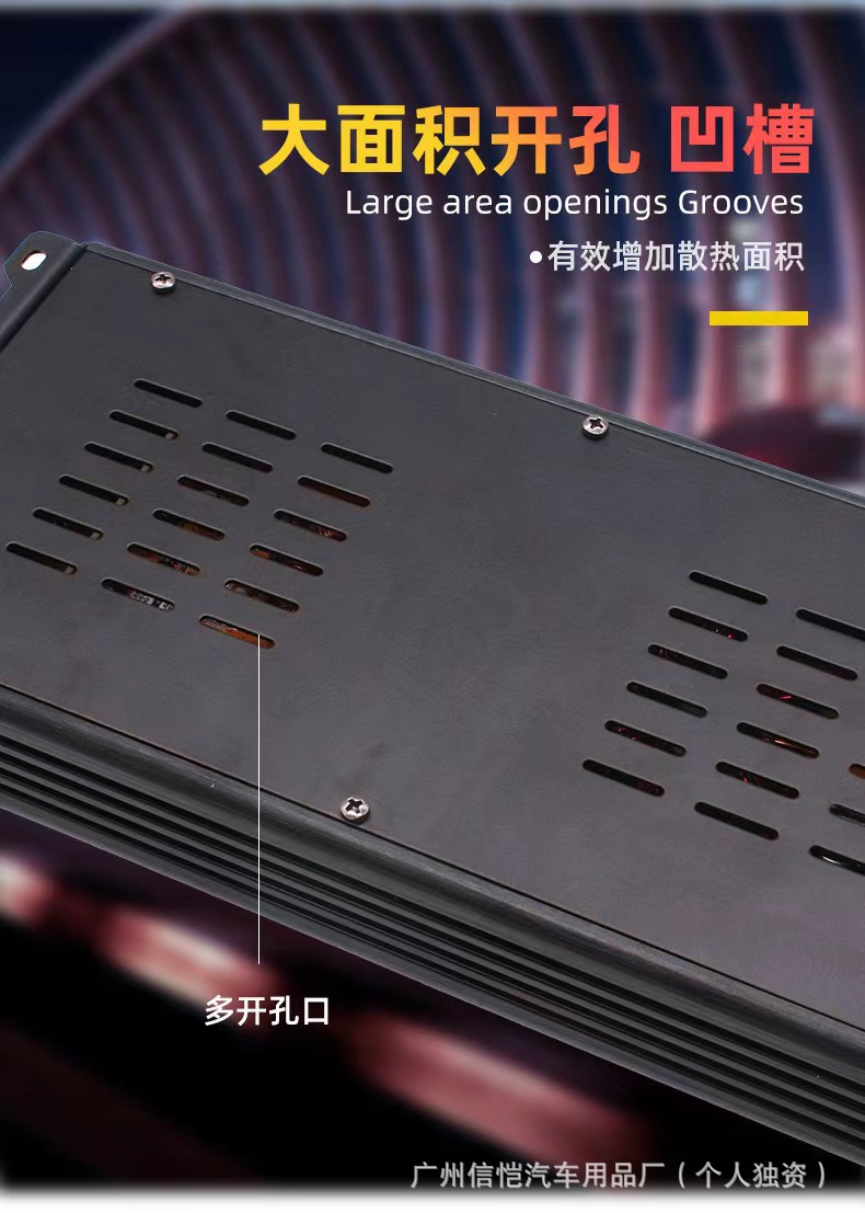 Factory Direct Car Audio K-1200 Modified 12V High PoWer Class D Single Channel 1200W Digital Car