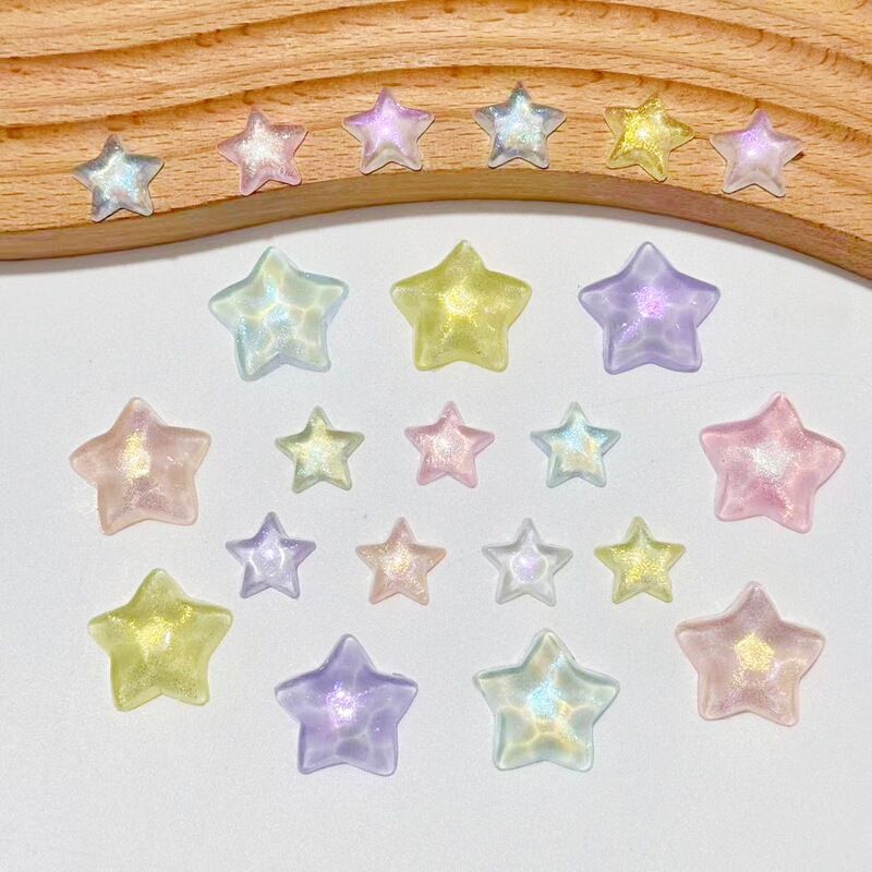 Fine Glitter Aurora Resin Five-Pointed Star DIY Handmade Hair Accessories Cream Glue Phone Case Water Cup Sticker Shoe Buckle Accessories Wholesale Fine Glitter Aurora Resin Five-Pointed Star DIY Handmade Hair Accessories Cream Glue Phone Case Water Cup Sticker Shoe Buckle Accessories Wholesale