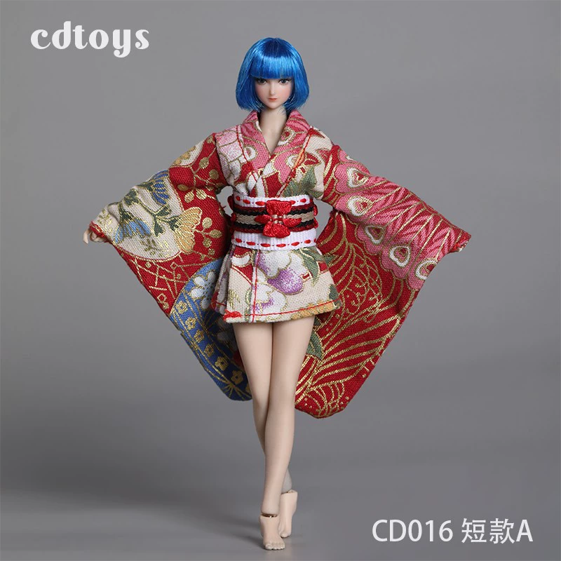 Оптовые CDTOYS CD016 1/12 Женские солдаты кимоно подходит для TBLEAGUE1: 12 наборов
