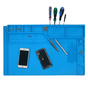 S-180 Mobile Phone Repair Heat Insulation Pad Computer Digital Anti-static High Temperature Anti-scalding Magnetic Screw Workbench
