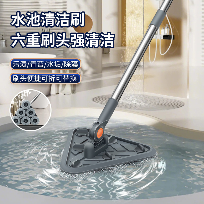 Triangular Mop for Cleaning Ceilings, Removing Mildew, Household Wall Wiping, Hygiene Cleaning, Dust Removal, House Roof Tools and Utensils Triangular Mop for Cleaning Ceilings, Removing Mildew, Household Wall Wiping, Hygiene Cleaning, Dust Removal, House Roof Tools and Utensils