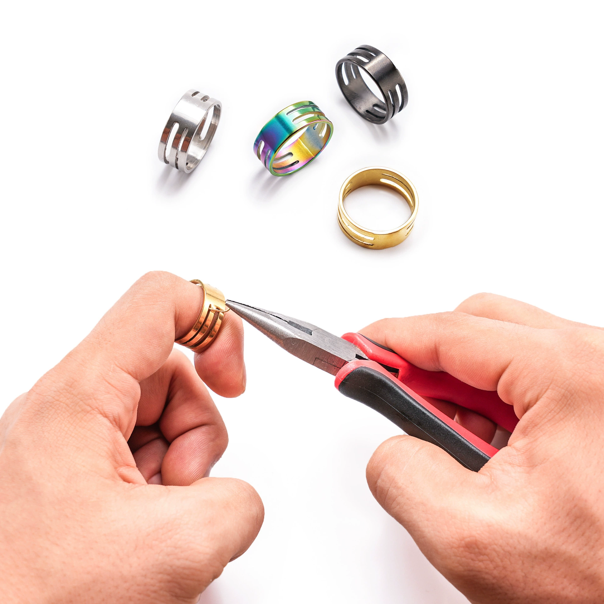 Accessory, accessories, foldable ring stainless steel, DIY