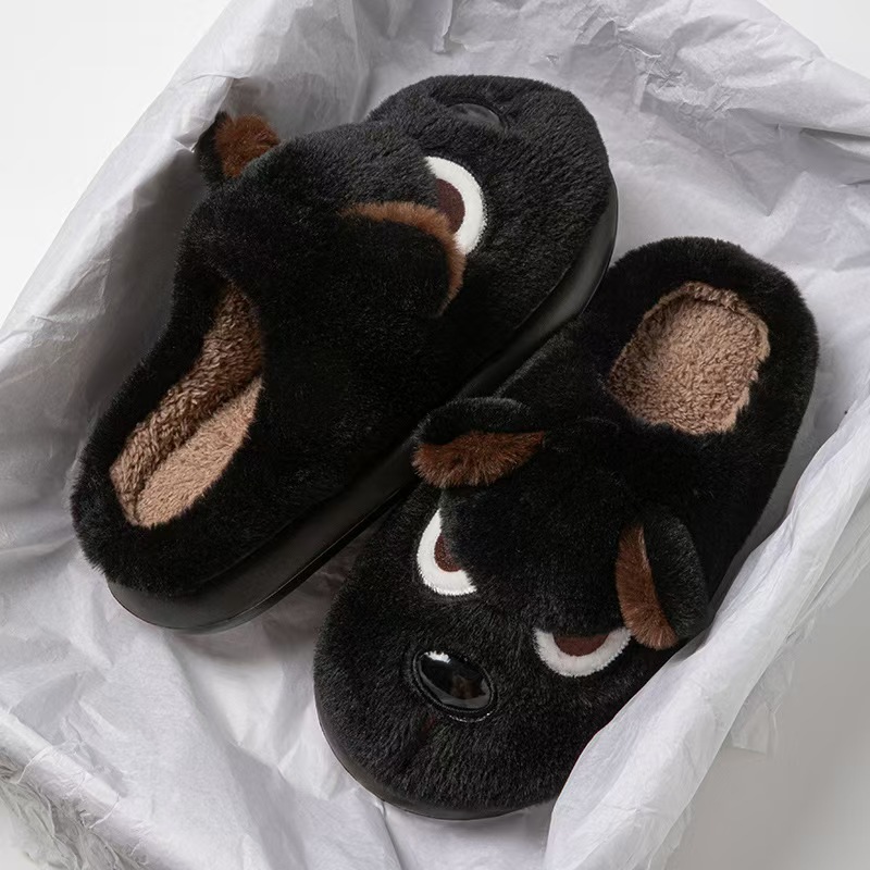 2026 nuevas zapatillas de algodón para gatos para mujeres en el hogar de dibujos animados más zapatillas de peluche calientes zapatillas de algodón para hombres