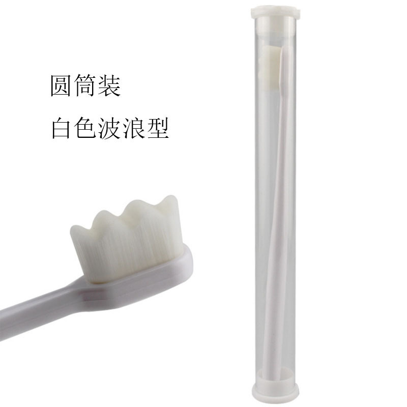 화이트 웨이브 + 투명 튜브