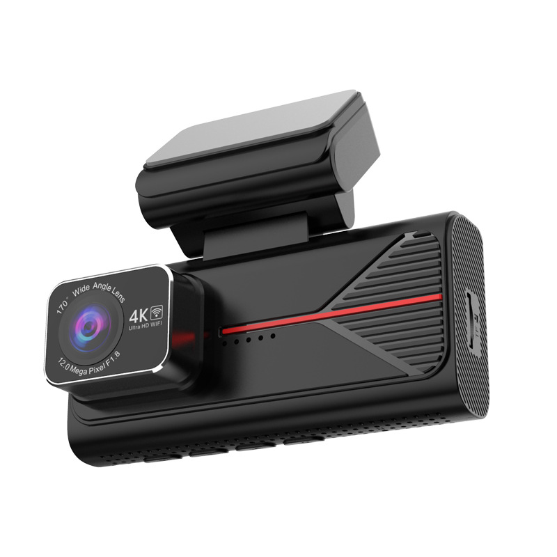 New cross-border product: 4K front and rear dual-recording dashcam with WiFi connectivity 3.69inch touch screen car recorder