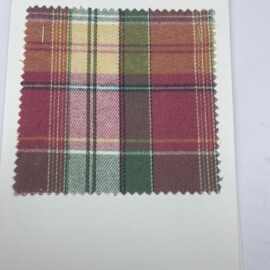 春夏色织新品韩风全棉涤棉格子条纹男女童装衬衫连衣裙吊带鞋材