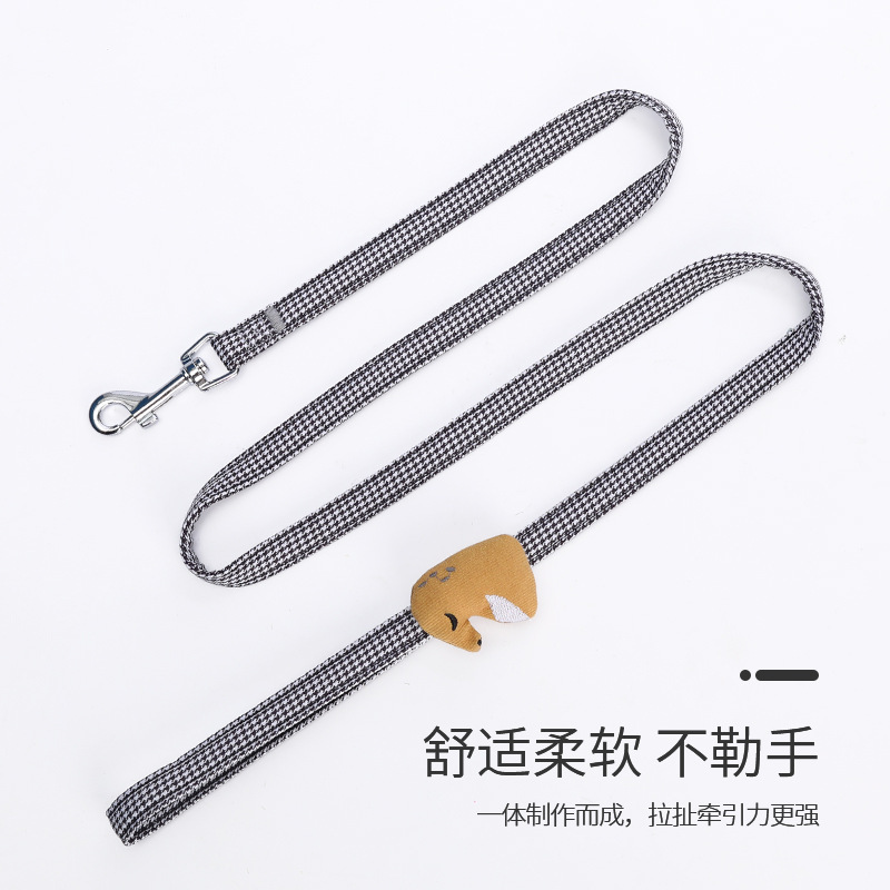 Cuerda de tracción para gatos, tarjeta en forma de I, correa para gatos de pata de gallo de alto valor, correa para pasear perros, cadena para perros pequeños y medianos