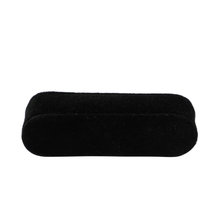 厂家供应黑色首饰盒枕头塑胶胚 塑胶胚小枕头 绒布内衬展示架