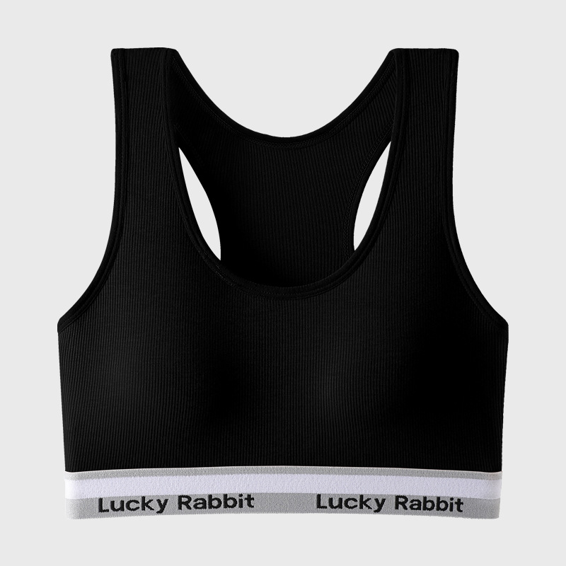 En FORMA DE I de belleza espalda ropa interior deportiva traje de algodón de las mujeres con almohadilla en el pecho sin anillo de acero push up yoga corriendo a prueba de golpes sujetador verano