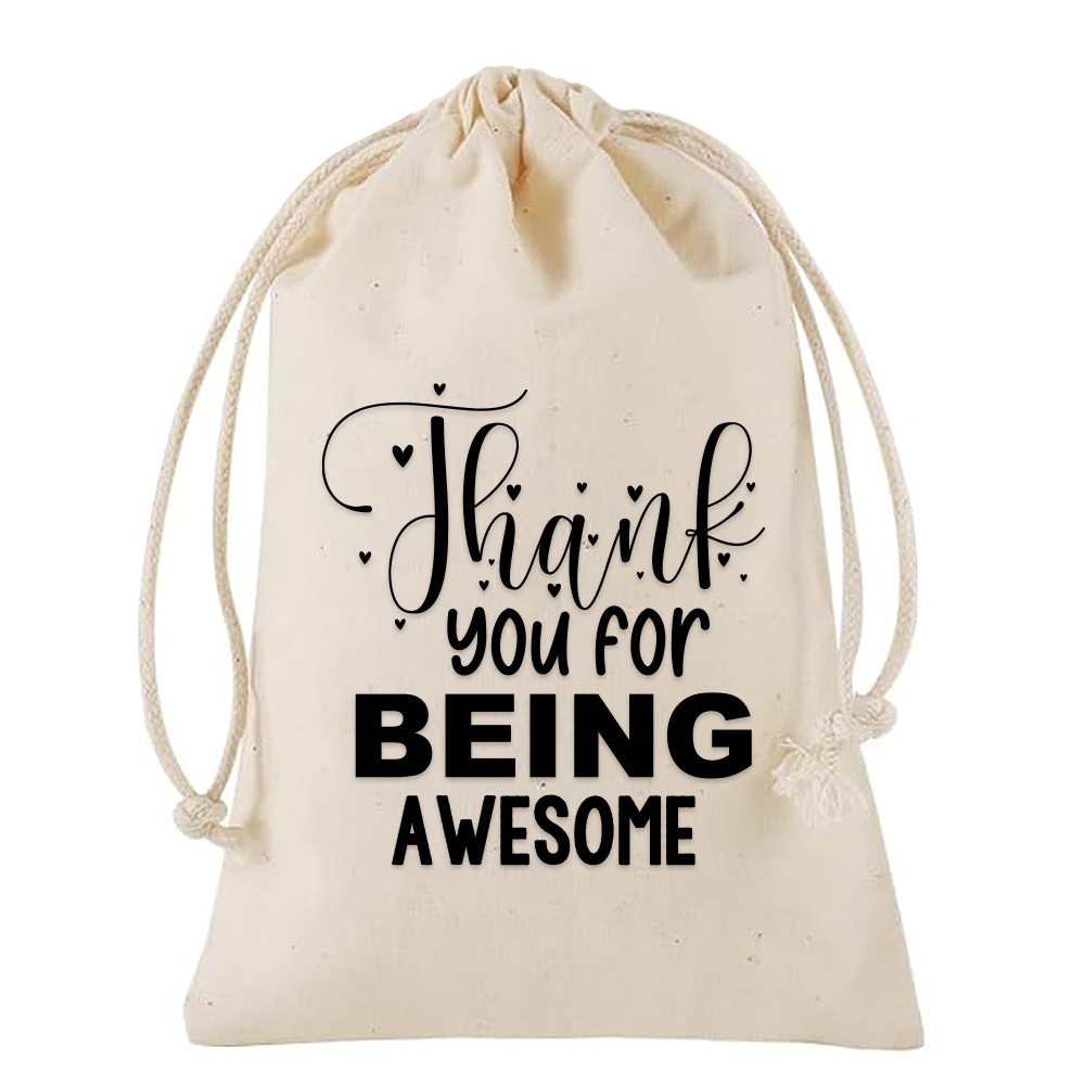 감사합니다 코튼백 A06;10*15cm