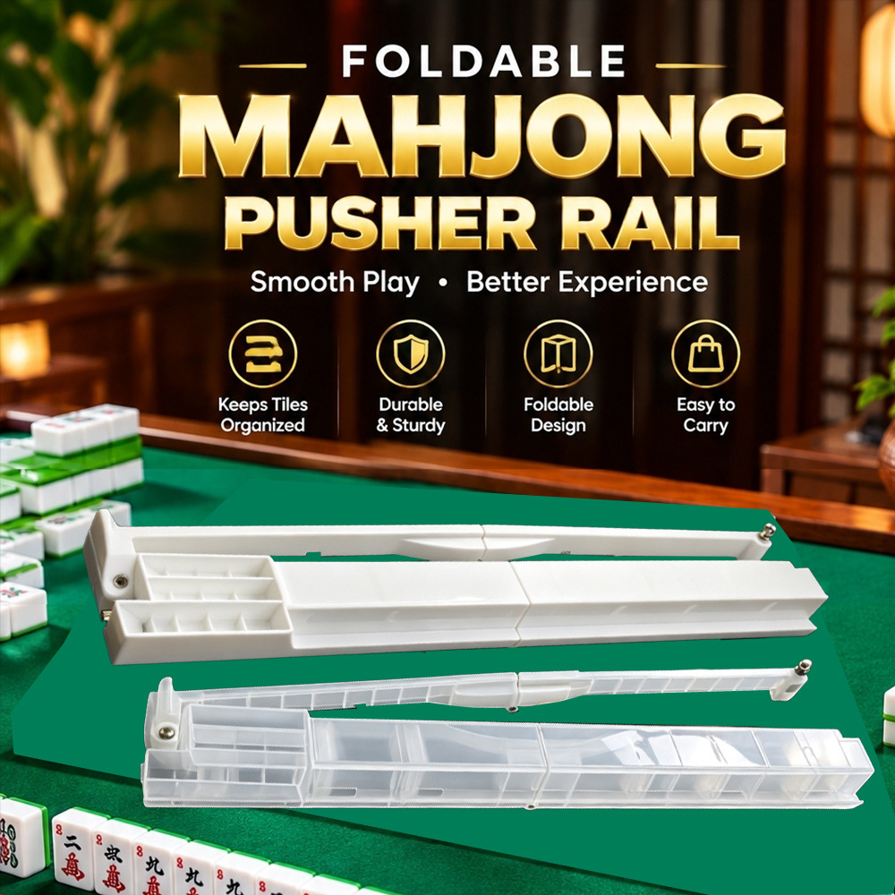 Amazon's new 22inch American Mahjong Card Pusher, thickened card arranging ruler, customizable color, multi-functional Mahjong push ruler