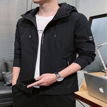 M 76292 Men's Casual Hooded Jacket ��ʿ�A�� ���R�d�羳�W����