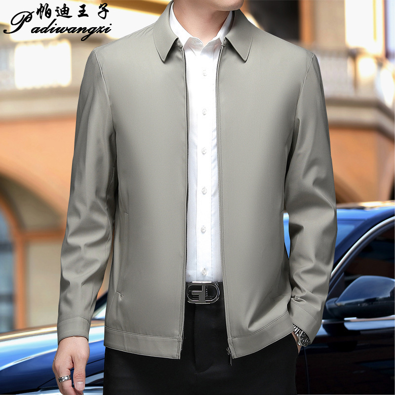 Solapa chaqueta cremallera-caqui sola