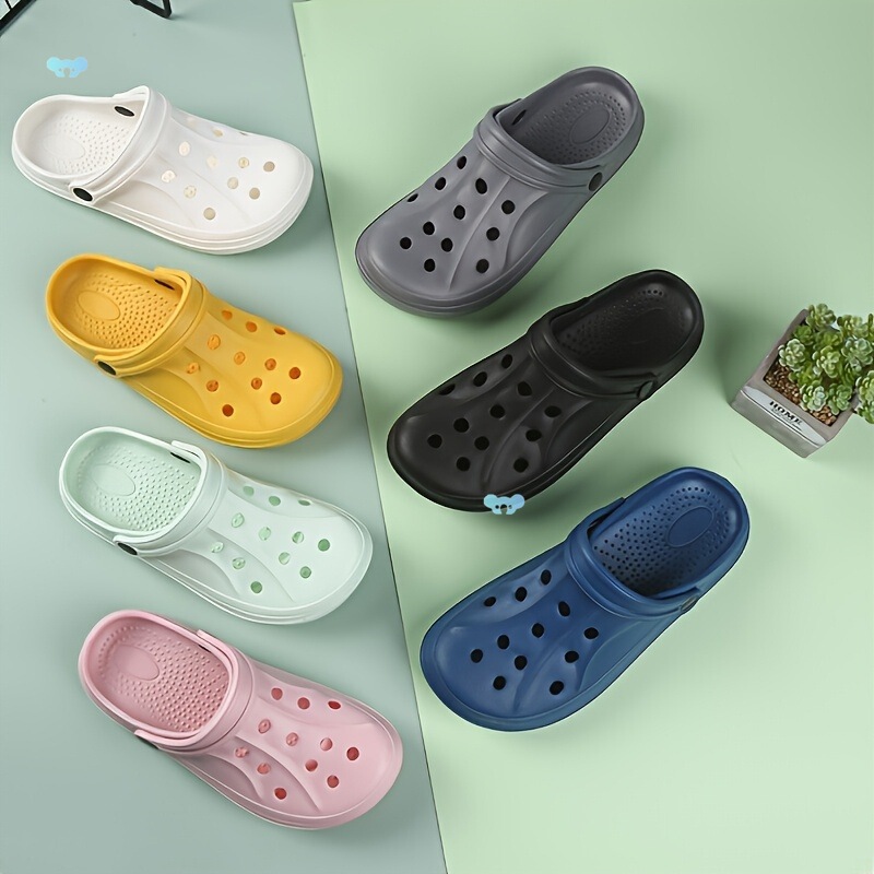 Thick Eva Slip on Clogs Lightweight Non Slip Unisex Clogs