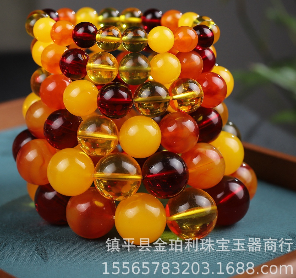 Beeswax Amber Çox Daşlı Qolbaq, Əl İşi