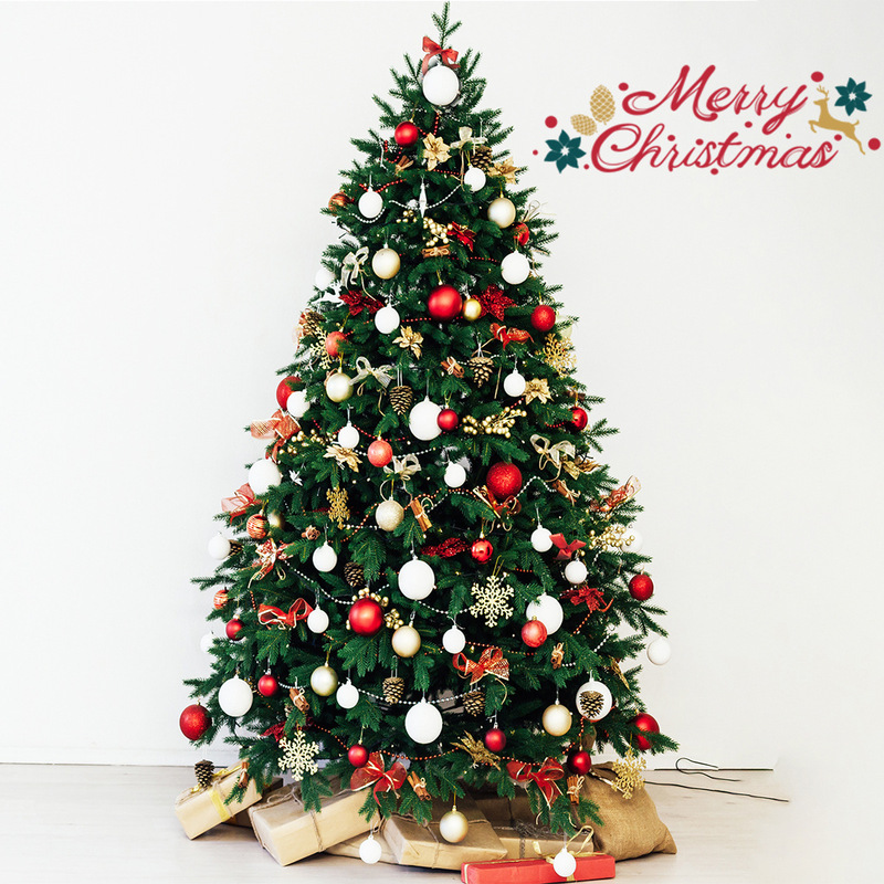 PE ミックスクリスマスツリーパッケージポーズ高級素材 1.5/1.8/2.4/ 3m ブティック装飾装飾品暗号化|undefined