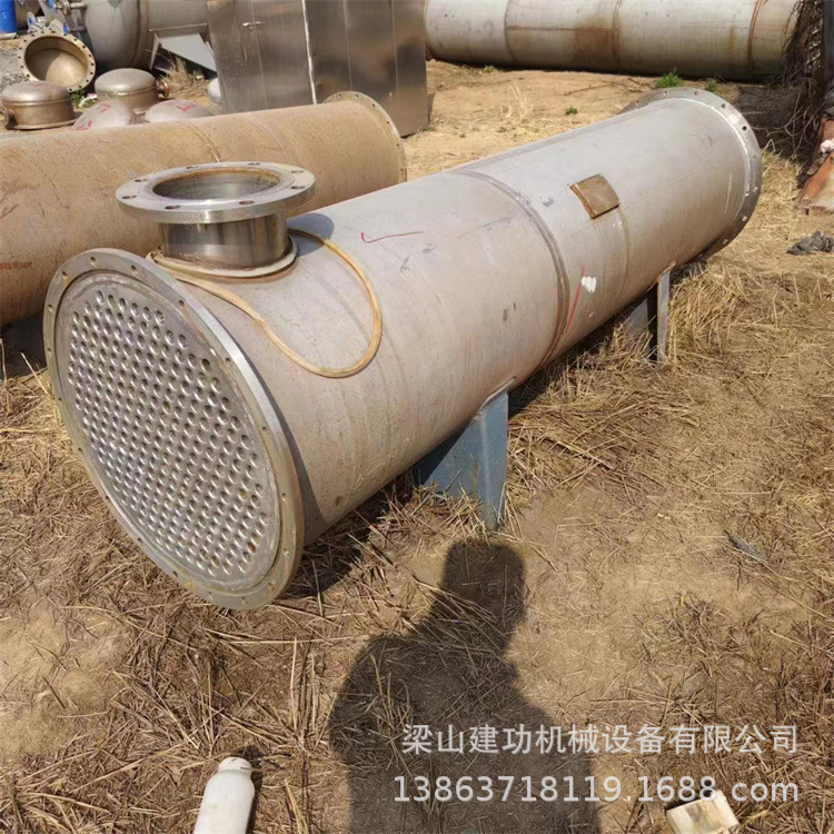 二手304不锈钢列管式冷凝器 管式石墨换热器 板式换热器 回收