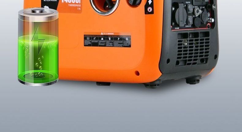 Silent Inverter Generator 220V Small Household High-Power Gasoline Generator for Outdoor Camping Portable