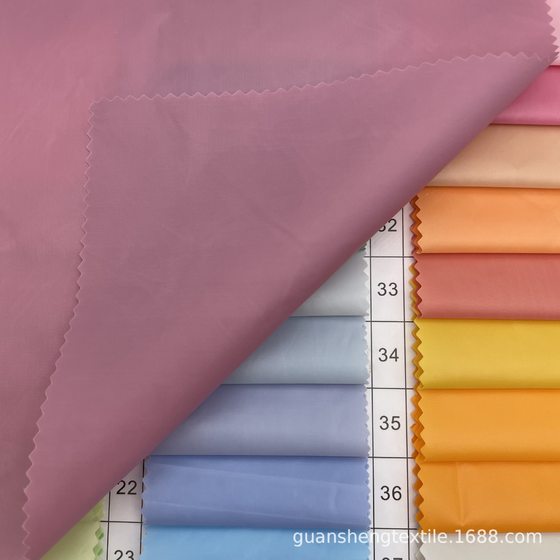 15D matting nylon 480T nylon waterproof calendering fashion style light down jacket fabric