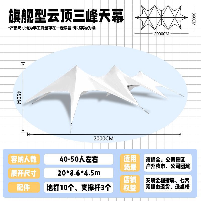 Sanfeng 20x8.6x4.5는 40-60명을 수용할 수 있습니다.