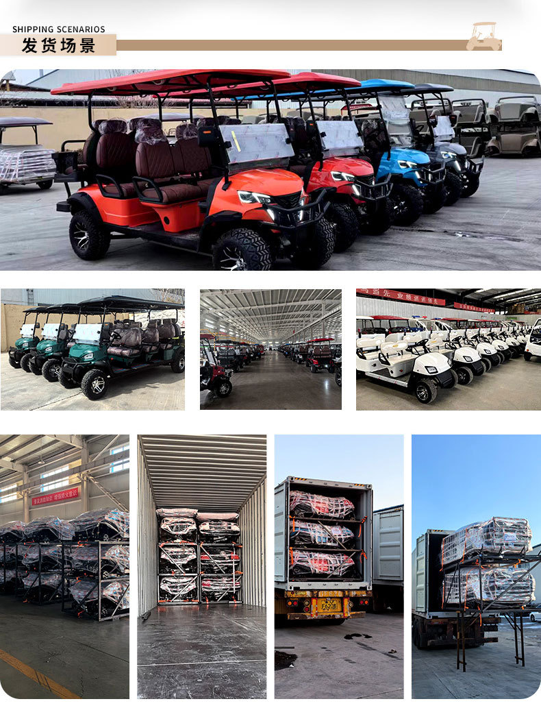 Customized Cross-Border Electric Sightseeing Car, Scenic Spot Tourist Real Estate Tour Car, Property Patrol Electric Golf Cart